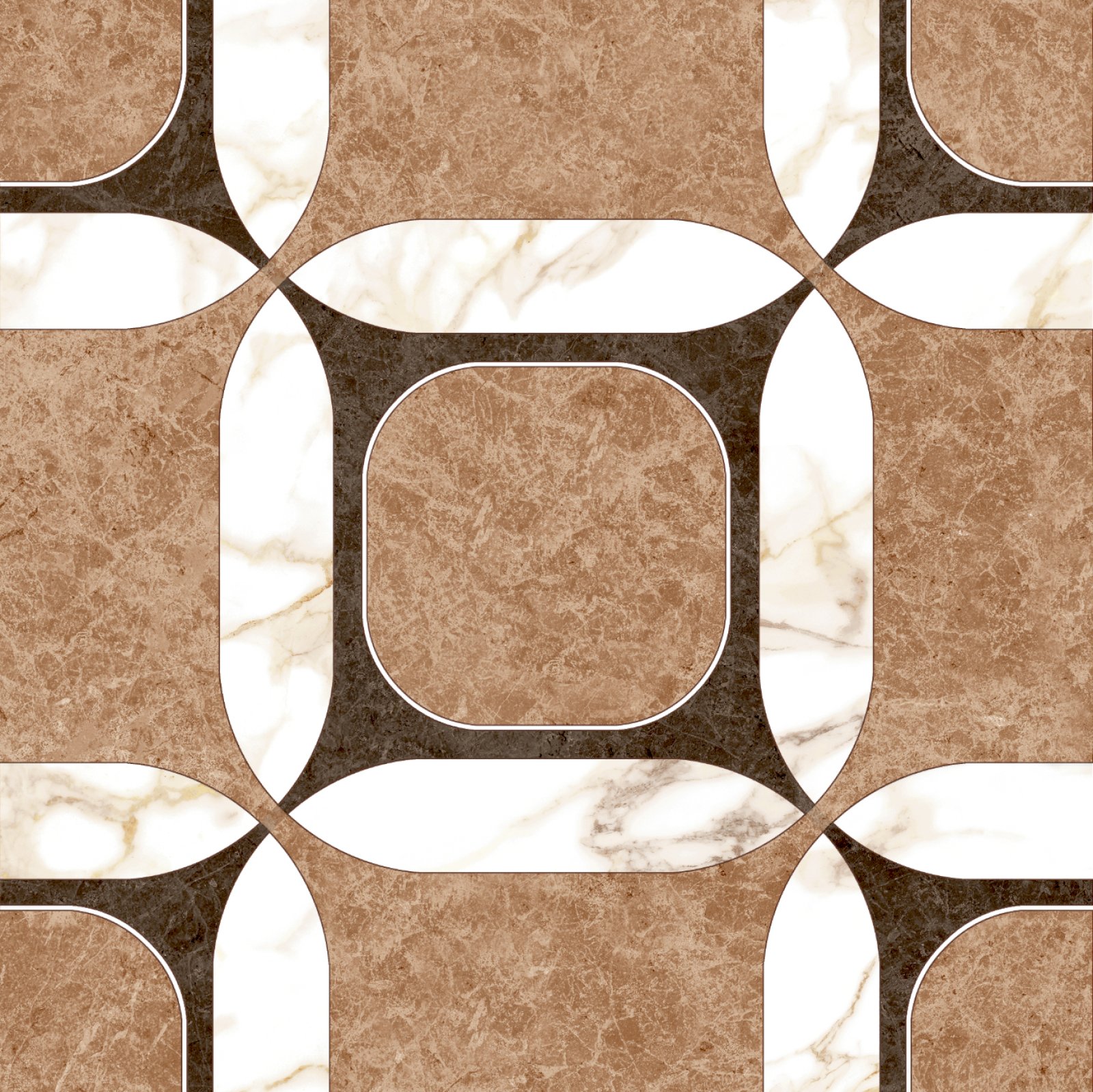 ASIA TILE 25X25 REGINA BROWN 